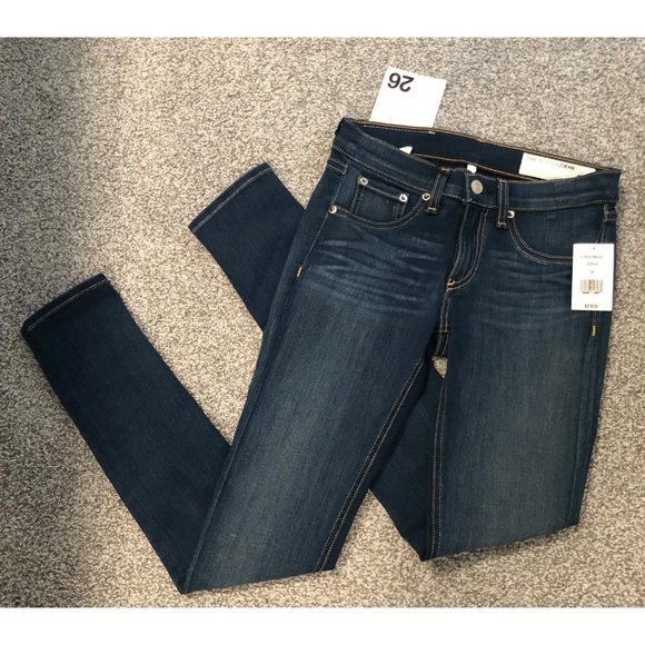 NWT Rag & Bone Skinny Jeans in Joshua Wash - 26 - Picture 1 of 14